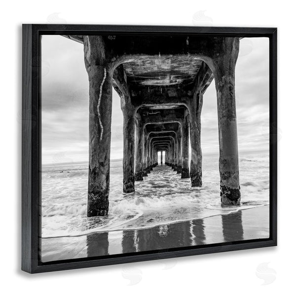 Stupell Industries Jeff Poe Photography | Pier Structure In Perspective Wall Art