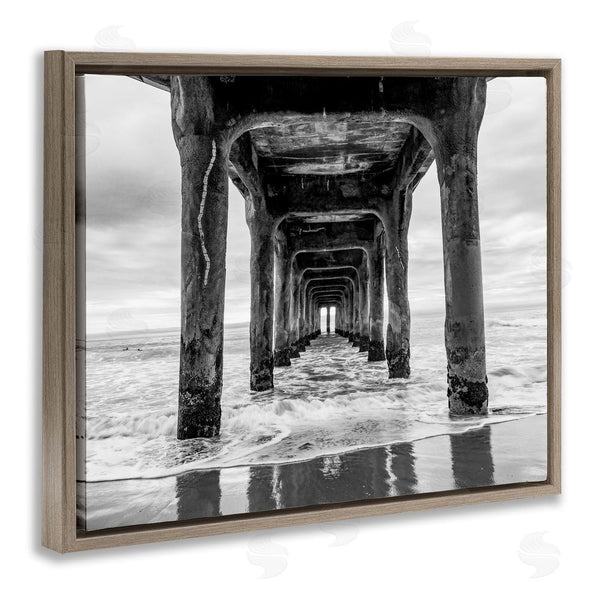Stupell Industries Jeff Poe Photography | Pier Structure In Perspective Wall Art