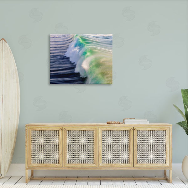 Stupell Industries Jeff Poe Photography | Rolling Sea Waves Deep Ocean Water Photography Wall Art