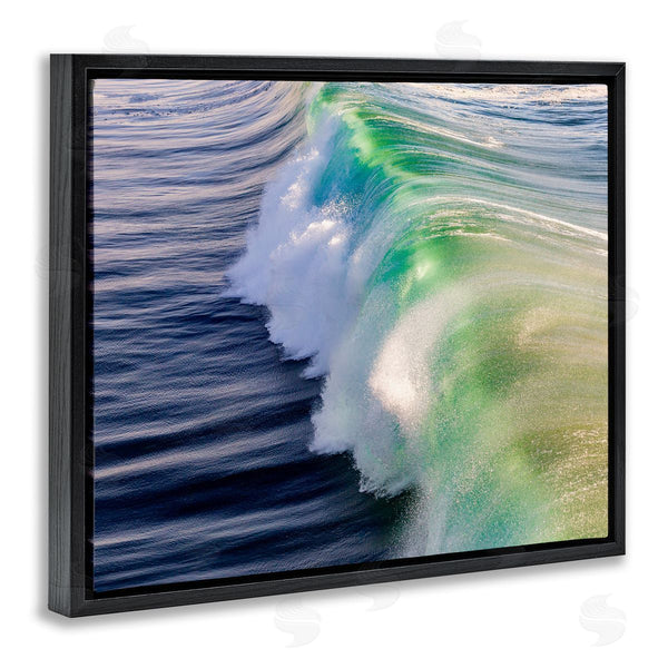 Stupell Industries Jeff Poe Photography | Rolling Sea Waves Deep Ocean Water Photography Wall Art