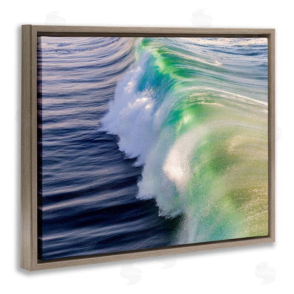 Stupell Industries Jeff Poe Photography | Rolling Sea Waves Deep Ocean Water Photography Wall Art