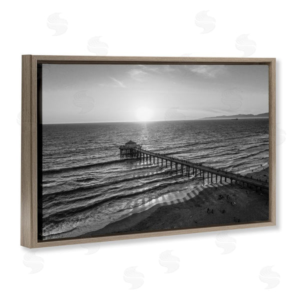 Stupell Industries Jeff Poe Photography | Serene Morning Pier Wall Art