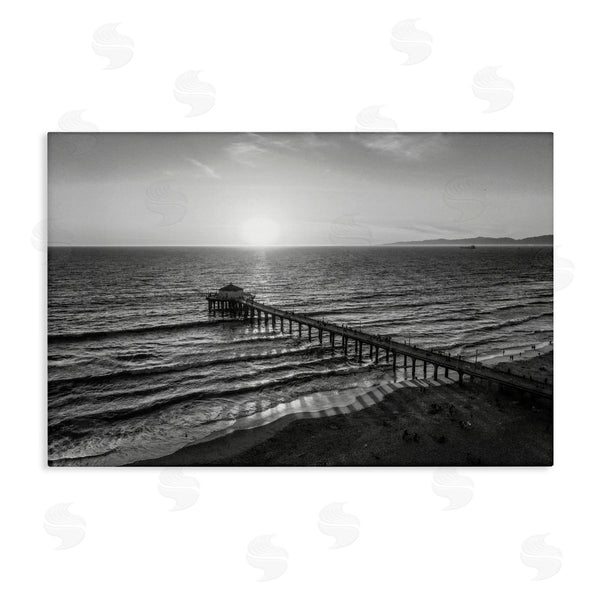 stupell industries Jeff Poe Photography | Serene Morning Pier Wall Art