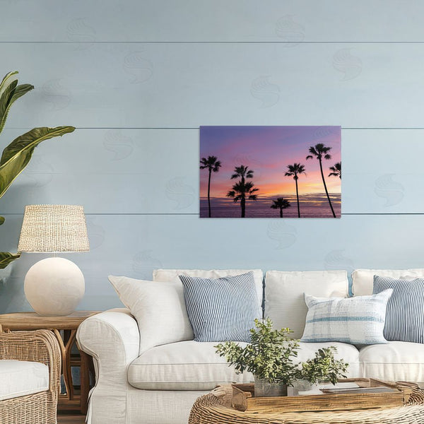 Stupell Industries Jeff Poe Photography | Sunsets & Scattered Palm Trees Wall Art