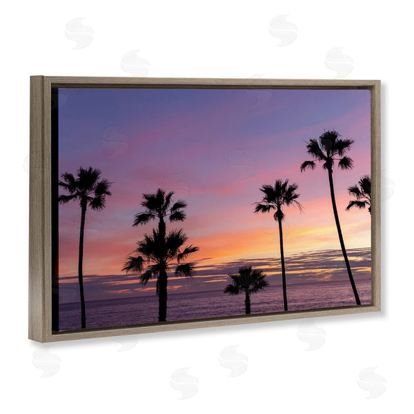 Stupell Industries Jeff Poe Photography | Sunsets & Scattered Palm Trees Wall Art