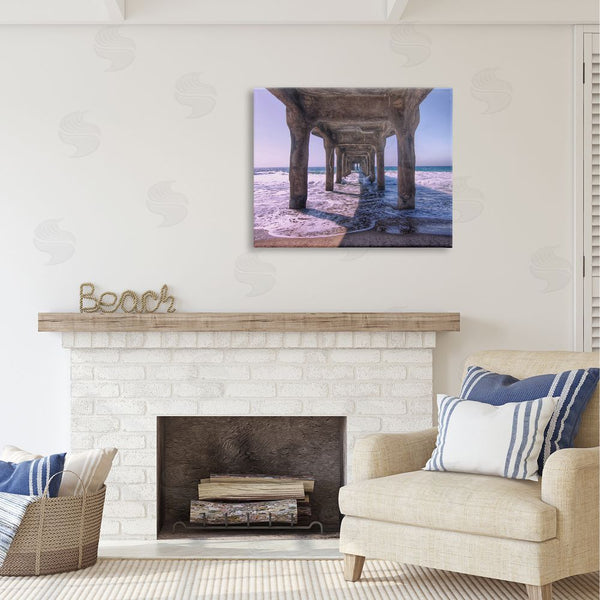 Stupell Industries Jeff Poe Photography | Waves Under Dock Wall Art