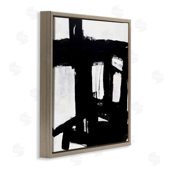 Stupell Industries Jeffrey Tover | Industrial Black Streaks