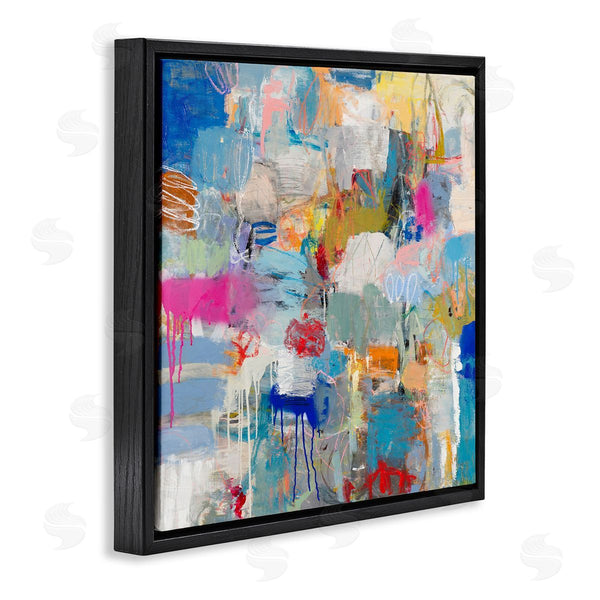 Stupell Industries Jeffrey Tover | Playful Pop Abstraction Collage