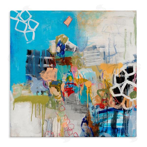 stupell industries Jeffrey Tover | Vibrant Square Abstraction Energetic Design