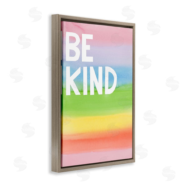 Stupell Industries Jen Bucheli | Be Kind Ombre Rainbow