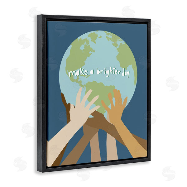 Stupell Industries Jen Bucheli | Brighter Day Diverse Hands