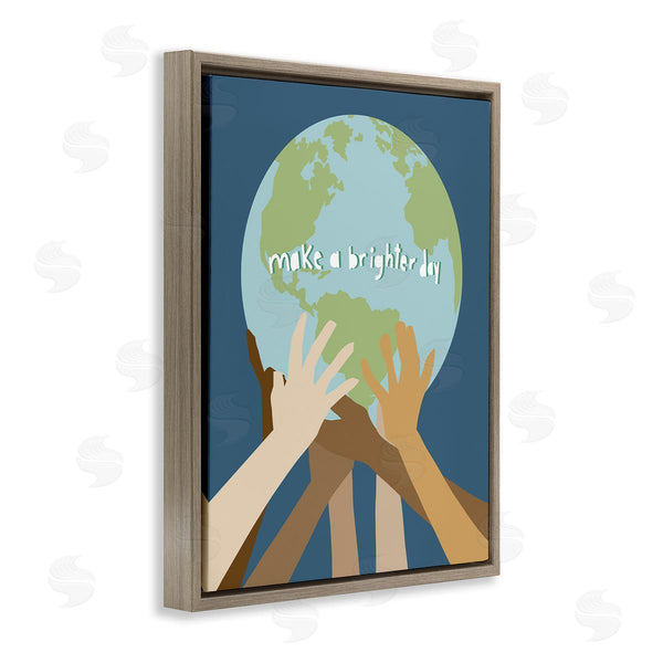 Stupell Industries Jen Bucheli | Brighter Day Diverse Hands