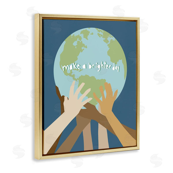 Stupell Industries Jen Bucheli | Brighter Day Diverse Hands