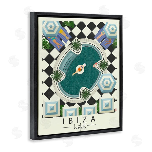 Stupell Industries Jen Bucheli | Ibiza Hotel Aerial Pool Wall Art