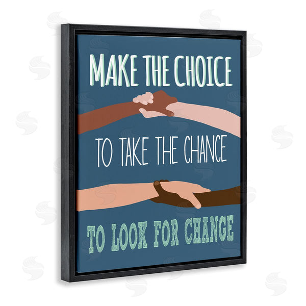 Stupell Industries Jen Bucheli | Look For Change Diverse Hand Holding