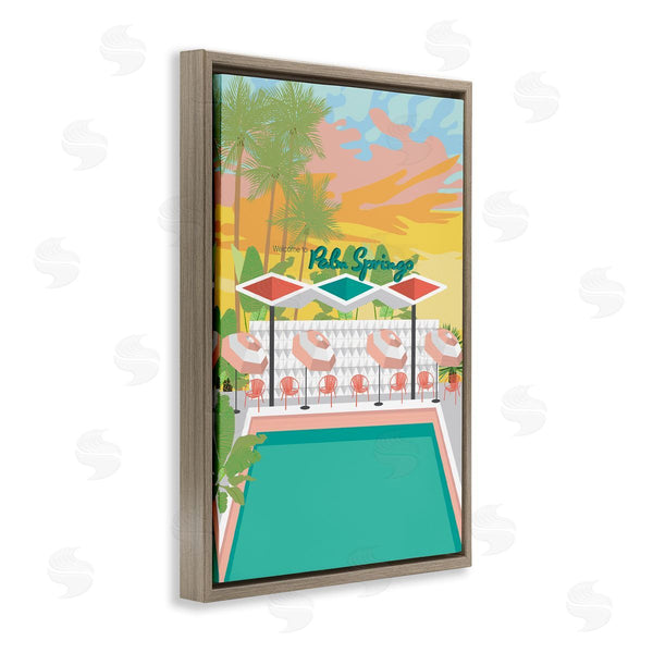Stupell Industries Jen Bucheli | Palm Springs Pool Time