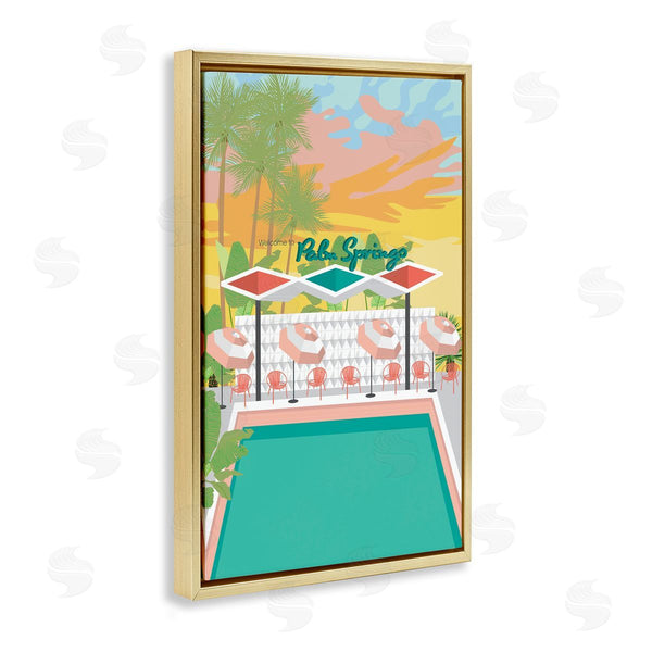 Stupell Industries Jen Bucheli | Palm Springs Pool Time