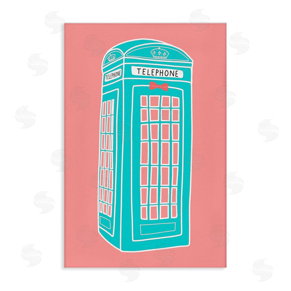 stupell industries Jen Bucheli | Pastel Telephone Booth Wall Art