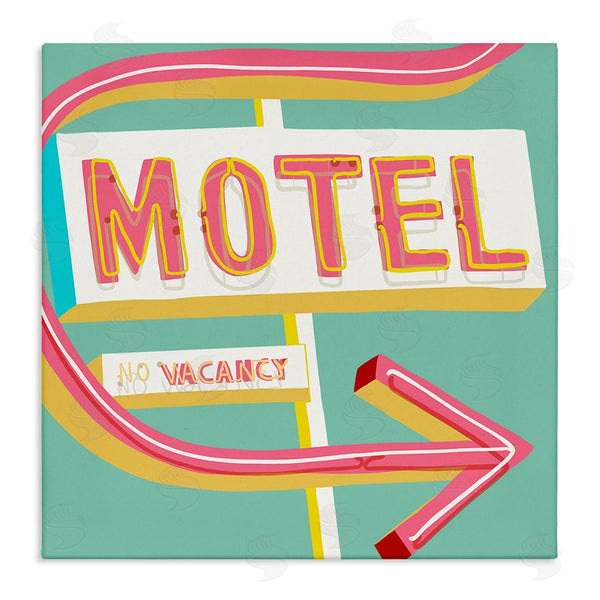 stupell industries Jen Bucheli | Retro Motel Vacancy Wall Art