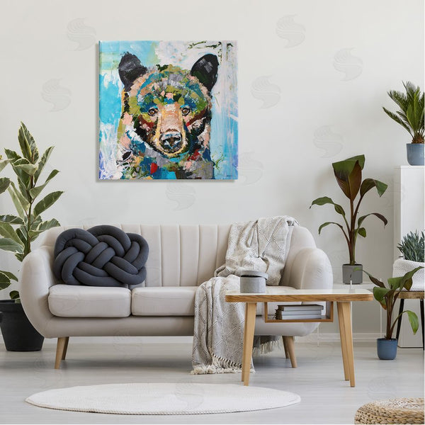 Stupell Industries Jen Seeley | Abstract Chaotic Bear Wildlife Wall Art