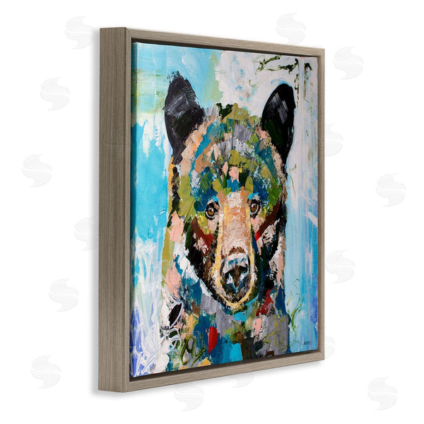 Stupell Industries Jen Seeley | Abstract Chaotic Bear Wildlife Wall Art