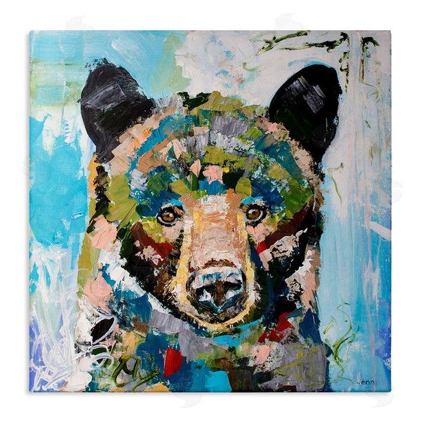 stupell industries Jen Seeley | Abstract Chaotic Bear Wildlife Wall Art
