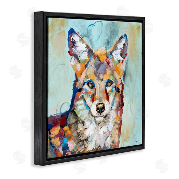 Stupell Industries Jen Seeley | Abstract Fox Painting Modern Strokes Wall Art