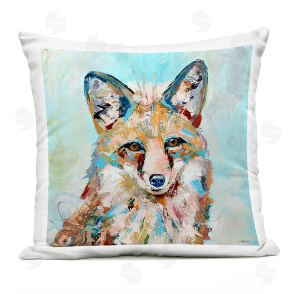 Stupell Industries Jen Seeley | Bold Modern Fox Animal Printed Throw Pillow