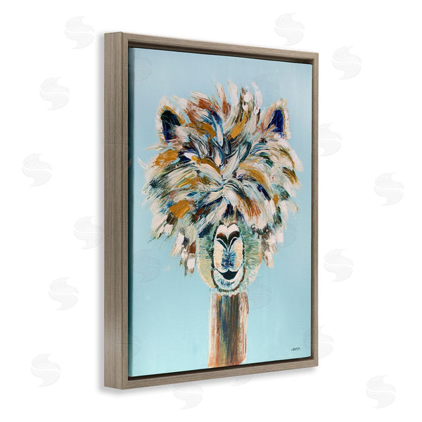 Stupell Industries Jen Seeley | Fluffy Alpaca Happy Animal Wall Art