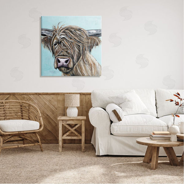 Stupell Industries Jen Seeley | Highland Cattle Windblown Hair Wall Art