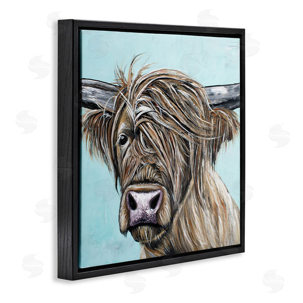 Stupell Industries Jen Seeley | Highland Cattle Windblown Hair Wall Art