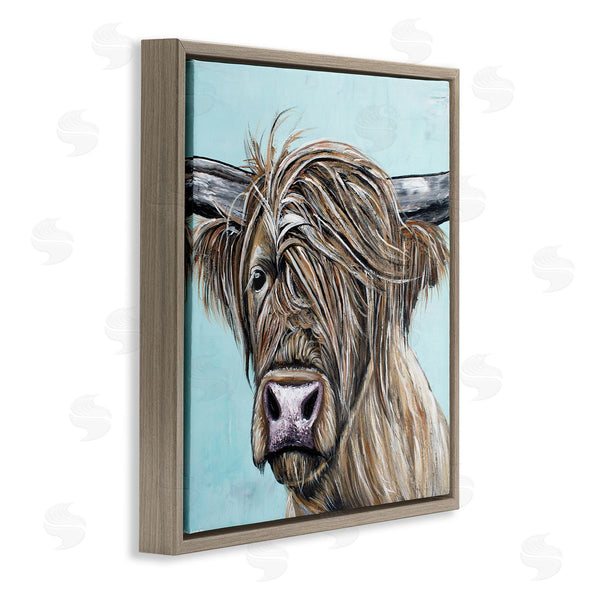 Stupell Industries Jen Seeley | Highland Cattle Windblown Hair Wall Art