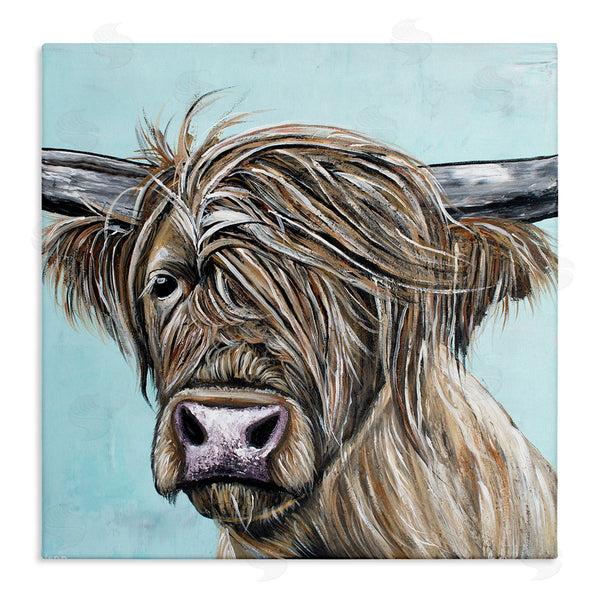 stupell industries Jen Seeley | Highland Cattle Windblown Hair Wall Art