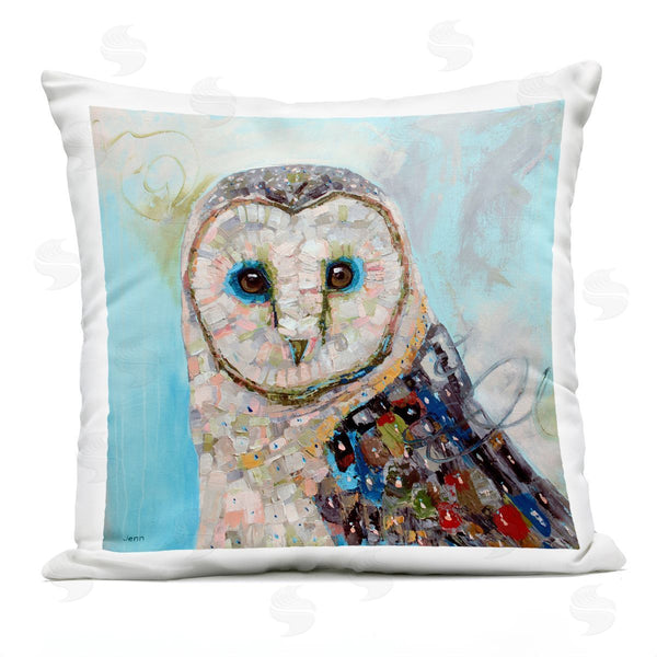Stupell Industries Jen Seeley | Owl Nature Modern Portrait Printed Throw Pillow