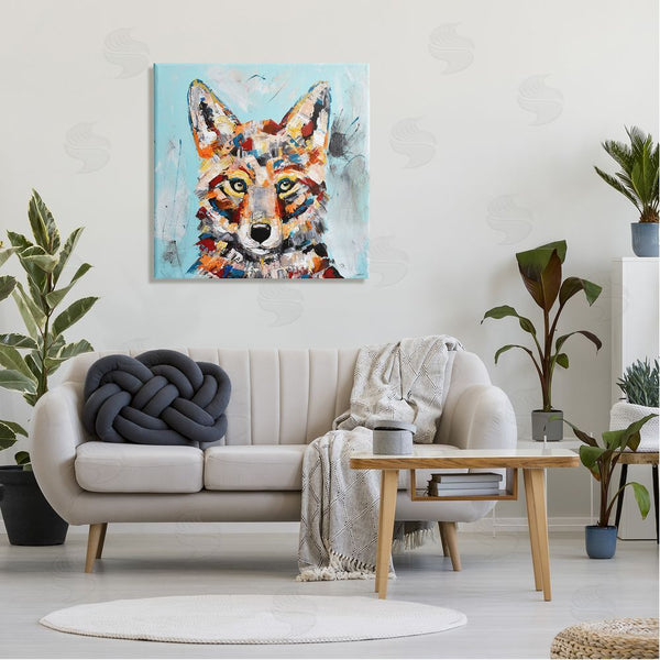 Stupell Industries Jen Seeley | Urban Fox Brushed Splatter Wall Art