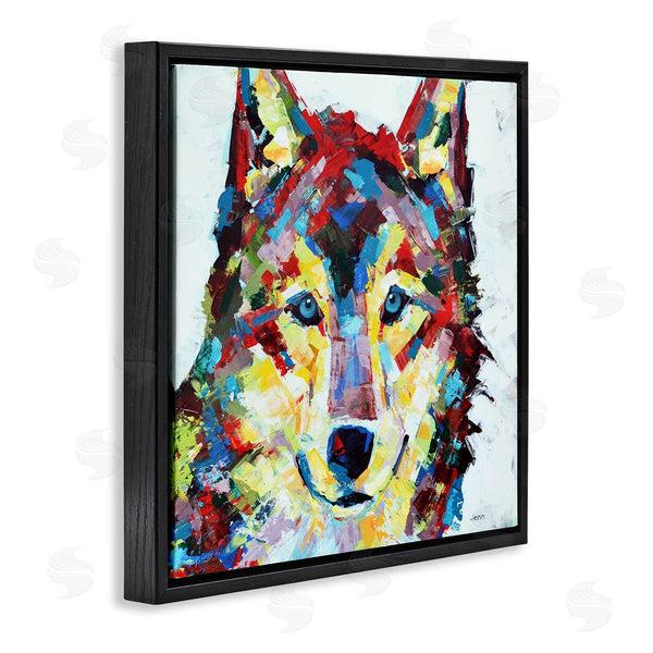 Stupell Industries Jen Seeley | Urban Style Wolf Abstract Wall Art
