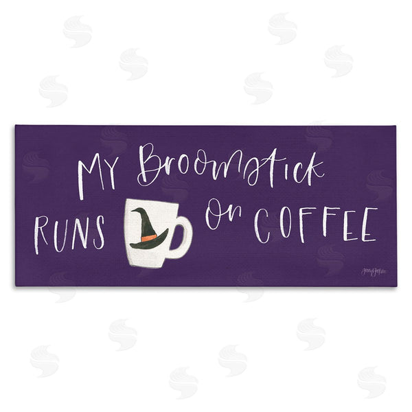 stupell industries Jenaya Jackson | Broomstick Runs On Coffee Wall Art