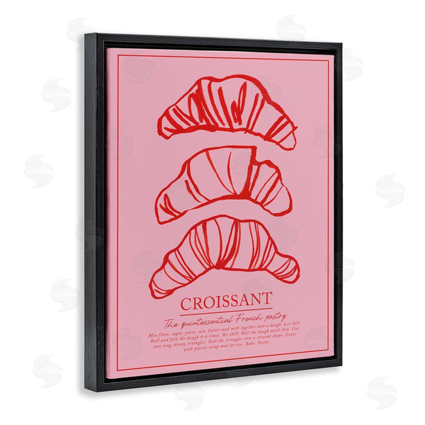 Stupell Industries Jenaya Jackson | Croissant Breakfast Pastry Wall Art