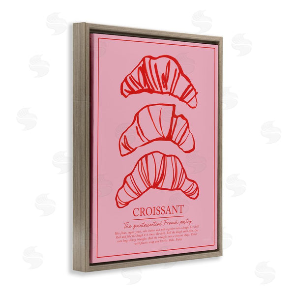 Stupell Industries Jenaya Jackson | Croissant Breakfast Pastry Wall Art