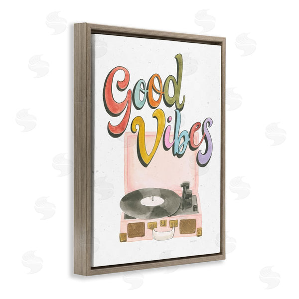 Stupell Industries Jenaya Jackson | Retro Good Vibes Turntable Wall Art