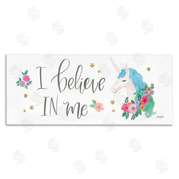 stupell industries Jenaya Jordan | Believe In Me Blue Unicorn