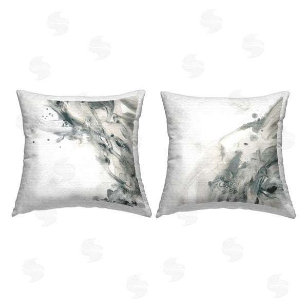 Stupell Industries Jennifer Brinley | Fluid Minimal Abstraction Printed Throw Pillow Set
