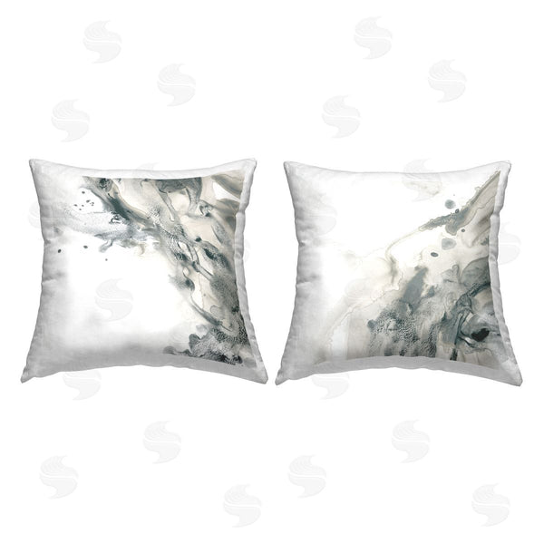 stupell industries Jennifer Brinley | Fluid Minimal Abstraction Printed Throw Pillow Set