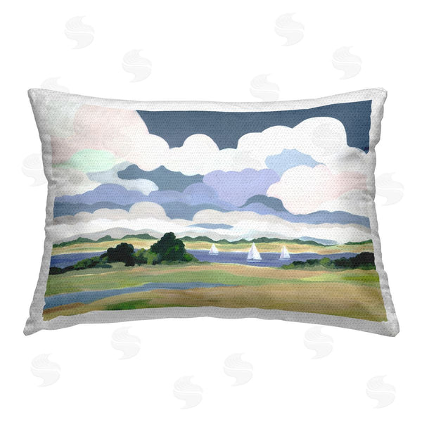 Stupell Industries Jennifer Brinley Rep. Levison Designs | Billowing Clouds Countryside