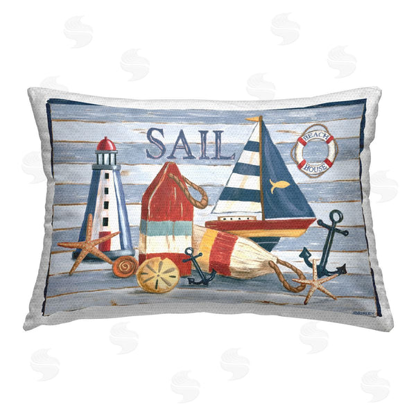 Stupell Industries Jennifer Brinley Rep. Levison Designs | Striped Nautical Still Life