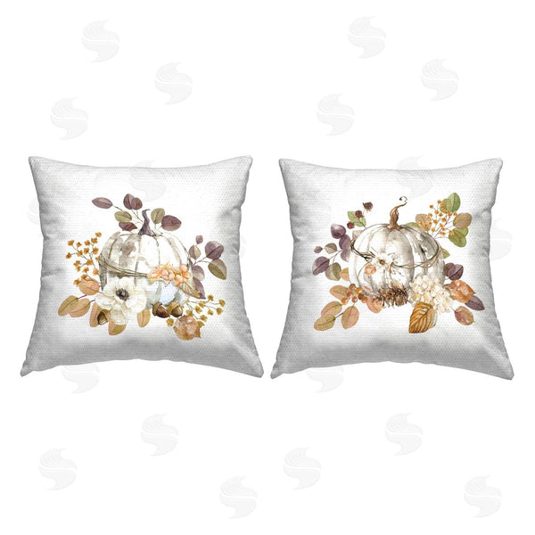 Stupell Industries Jennifer Brinley | Seasonal Fall Botanicals Printed Throw Pillow Set