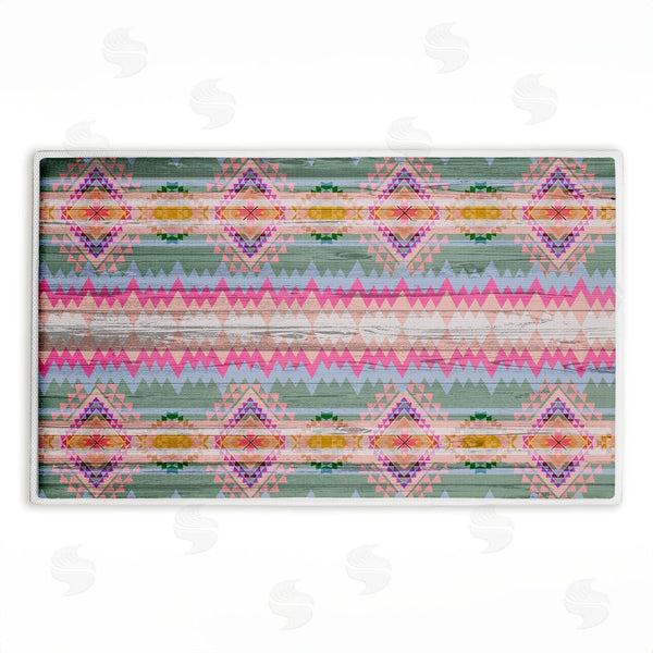 stupell industries Jennifer Ellory | Bright Shabby Chic Boho Plush Bath Mat