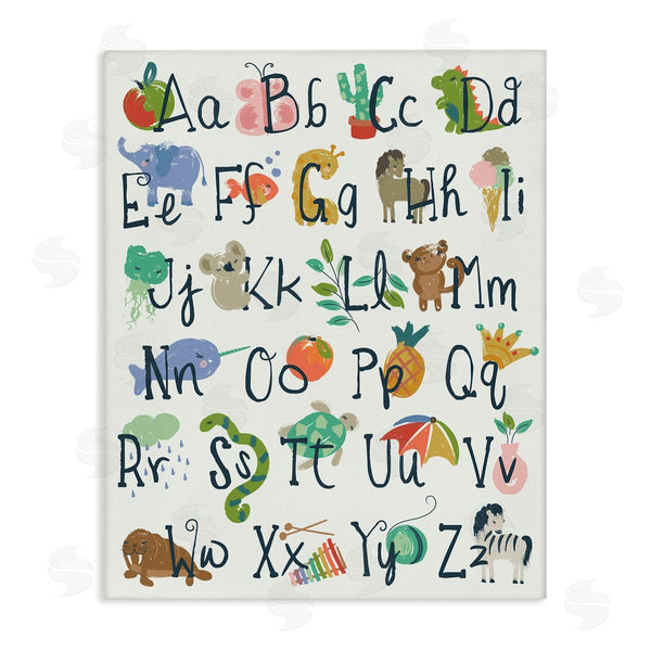 stupell industries Jennifer Ellory | Kids' Safari Animal Alphabet Illustrations