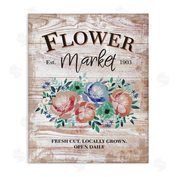 stupell industries Jennifer Ellory | Rustic Country Flower Market Est. 1903 Illustration Wall Art