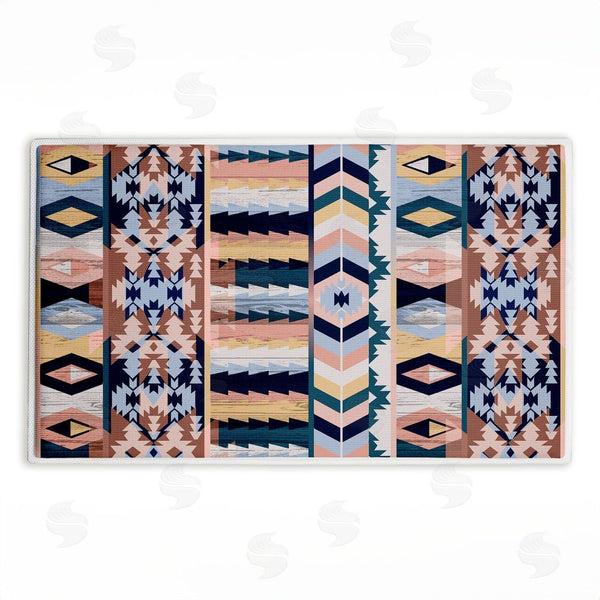 stupell industries Jennifer Ellory | Subtle Boho Geometrics Plush Bath Mat